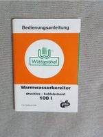 Bedienungsanleitung Kohleofen Warmwasserbereiter 100 Wittingsthal Sachsen - Freital Vorschau