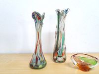 Vase  je 35€ Murano Glas 70er Jahre bunt Vintage Dresden - Dresden-Plauen Vorschau