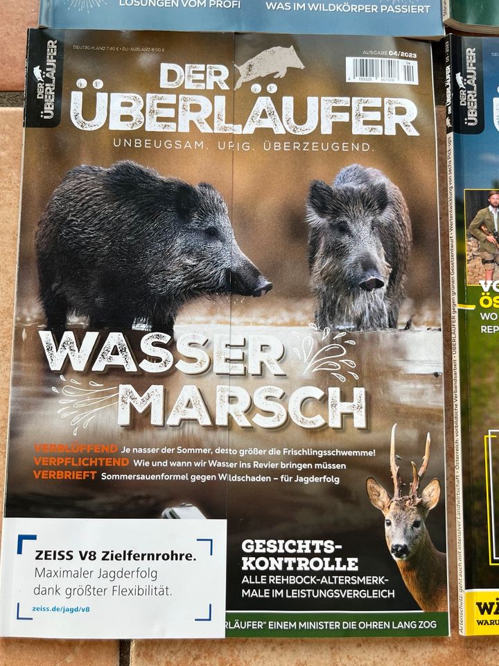 Der Überläufer 2023 Jagdzeitung Rotwild Rehwild Jagd Drückjagd in Flörsbachtal