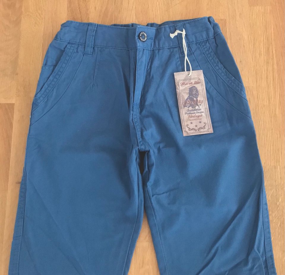 ✮Tolle softe Chino Hose Gr.140 blau✮regular๑NEU๑Jungen✮ in Barkelsby