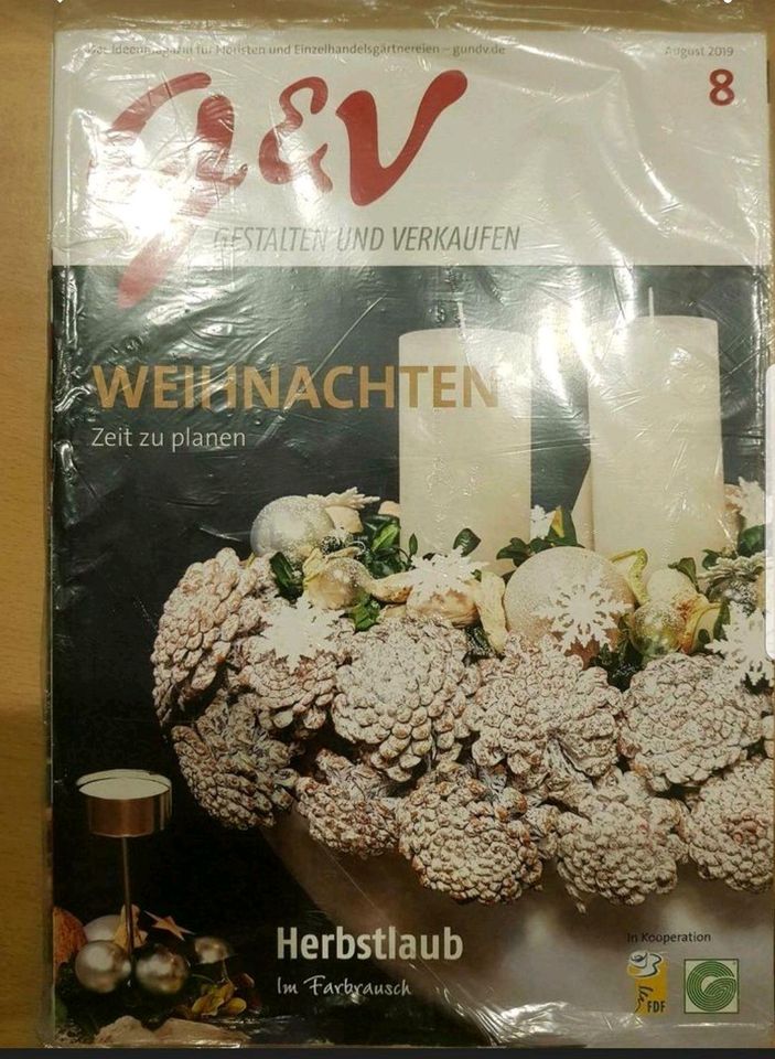 Fachzeitschrift Florist / Gärtner G&V Gestalten & Verkaufen 2019 in Freudenberg