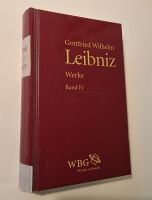 G.W. Leibniz Werke Band IV - Philosophische Schriften - Briefe Nordrhein-Westfalen - Niederkassel Vorschau