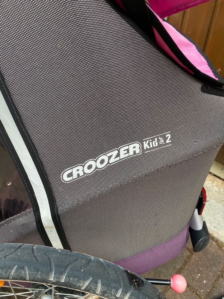 Croozer Kid for two pink / grün in Haag a.d.Amper