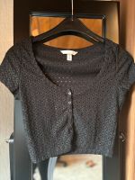 H&M Crop Shirt schwarz S neu Nordrhein-Westfalen - Schermbeck Vorschau