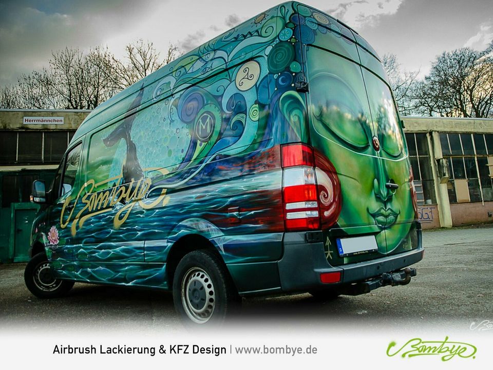 Airbrush & KFZ Lackierung Lackierer Caravan Womo VW Bus Graffiti in Nümbrecht