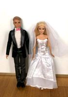 6x Barbie Hochzeit +Ken Braut-Paar Heirat-en Blumen-Mädchen Puppe Hamburg Barmbek - Hamburg Barmbek-Süd  Vorschau