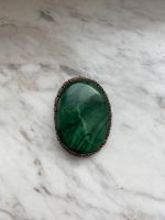 Brosche Eilat Jade grüner Edelstein vintage Antik Alt Bayern - Olching Vorschau