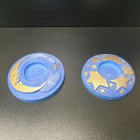 Keramik Teelichthalter Blau Mond und Sterne Nordrhein-Westfalen - Bottrop Vorschau
