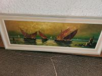 Wunderschönes Gemälde mit Signatur Segelboote Bayern - Simbach Vorschau