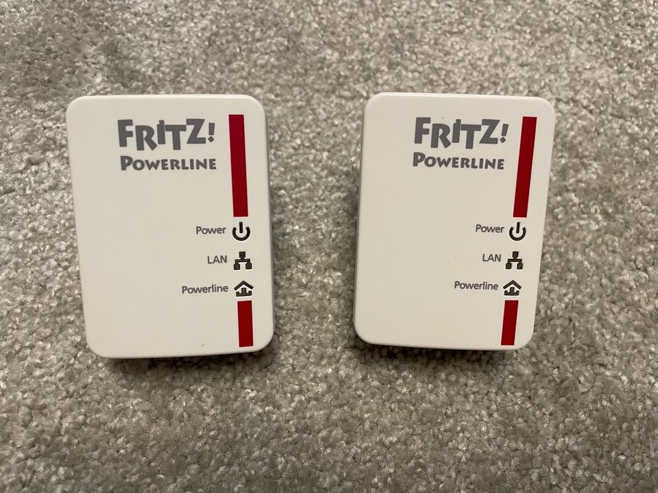 AVM Fritz Powerline 510E Set mit Originalkabel++neuwertig++ in