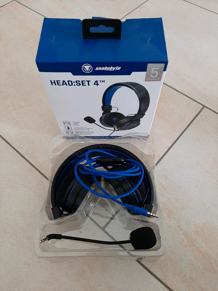 Headset 4 für PS4 slim/pro in Stammham b. Ingolstadt