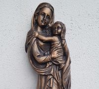 Madonna,Maria mit Kind,Bronzefigur,Bronze,Marienfigur,Halbrelief Bayern - Schongau Vorschau