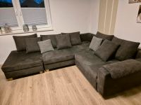 Big Sofa / Couch / Sofa, anthrazit grau mit Schlaffunktion Niedersachsen - Großefehn Vorschau