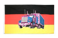 Deutschland mit LKW Flagge 90 x 150 cm Bayern - Karlsfeld Vorschau