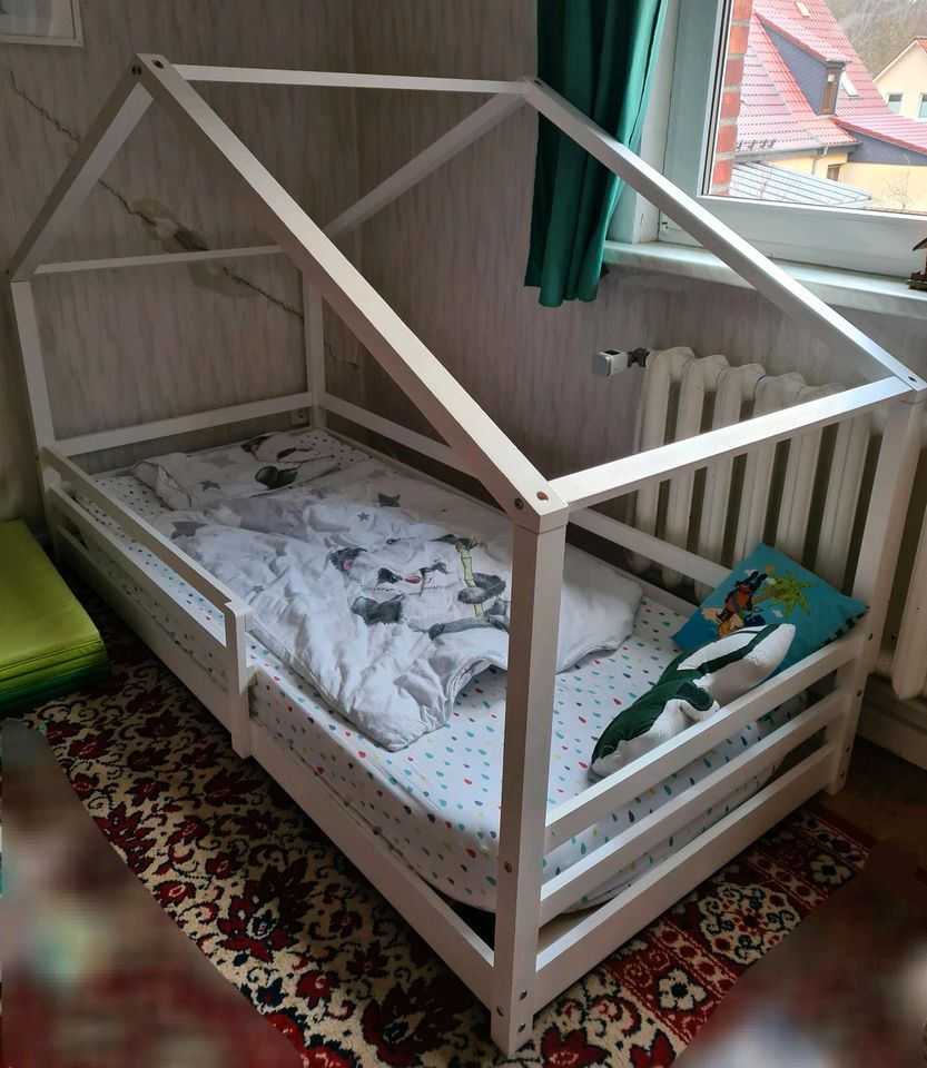 Hausbett Kinderbett 90x200cm in Krakow am See