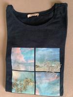 T-Shirt dunkelblau mit Aufdruck, Orsay, Größe S Bayern - Unterleinleiter Vorschau