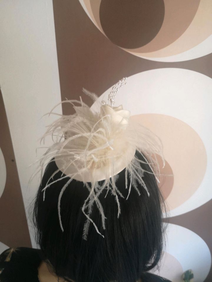 80er Vintage Fascinator, Brautschmuck, Kopfschmuck in Köln