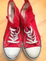 Stoffturschuhe Sneaker Gr 32 rot Kreis Ostholstein - Heiligenhafen  Vorschau