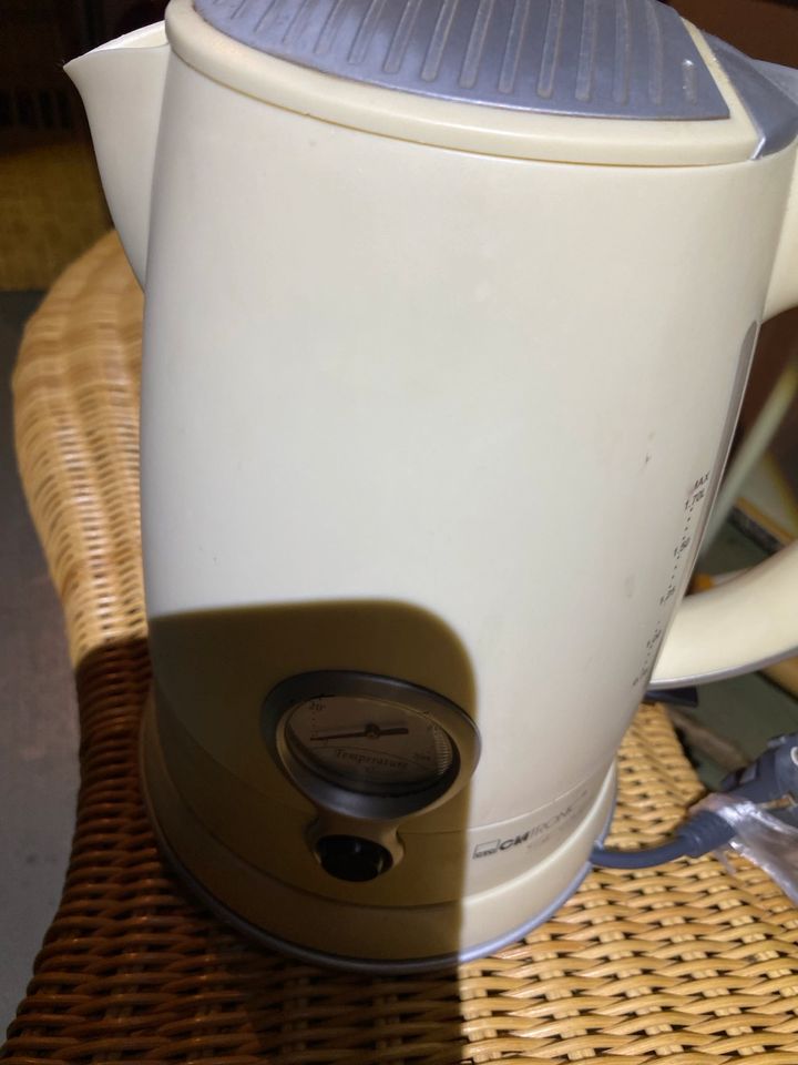 Kaffeemaschine, Toaster und Wasserkocher in Creme/silber in Flöha 