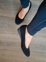 Ballerinas / Pumps schwarz, Keilabsatz flach München - Sendling-Westpark Vorschau