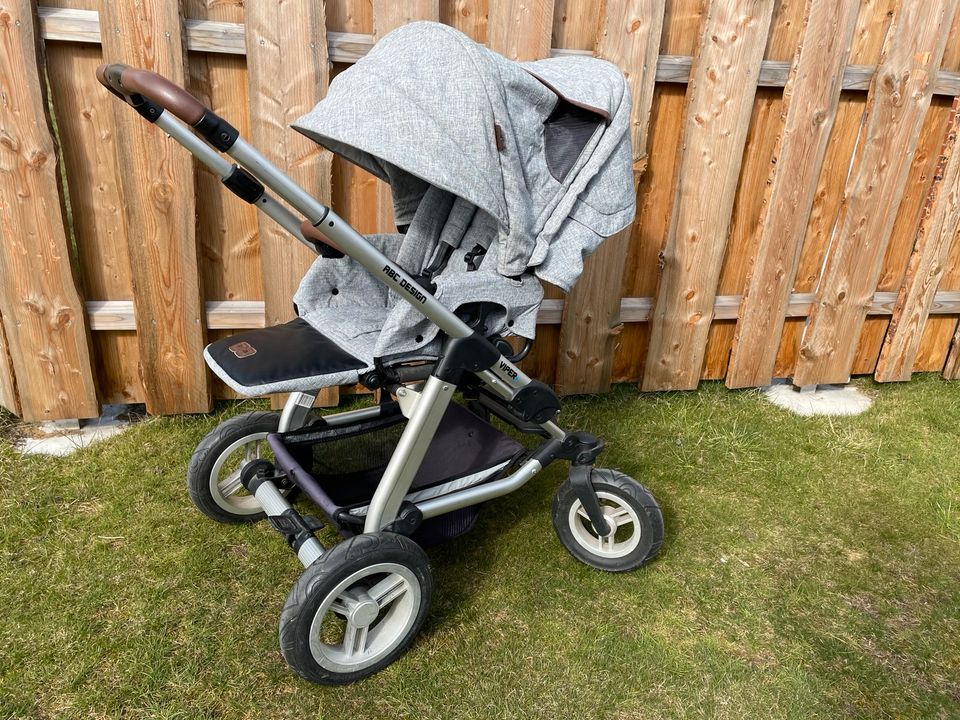 Kinderwagen Kombiwagen Buggy ABC Design Viper 4 in Hillerse