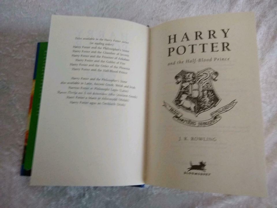 Buch "Harry Potter and the Half Blood Prince" J. K. Rowling in Sigmaringendorf