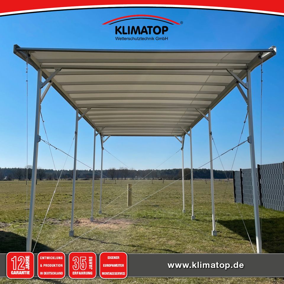 Wohnmobil Wohnwagen PKW Carport CARAPORT 350 x 1000 cm KLIMATOP in Bückeburg