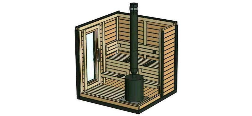 Sauna 2×2 ,Außensauna, Sauna,Fasssauna, Gartensauna, Sauna in Berlin