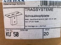 80 Stück Niedax Schraubkopfplatte KU50 Nordrhein-Westfalen - Sprockhövel Vorschau