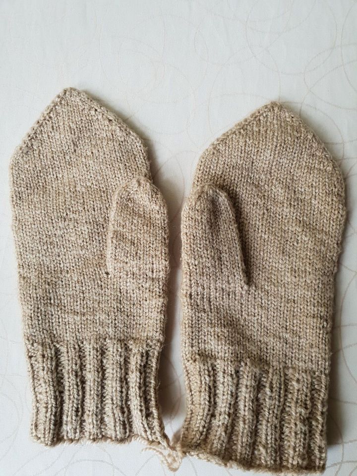 Selbstgestrickte Handschuhe / Handschuhe unterschiedliche Größen in Dresden