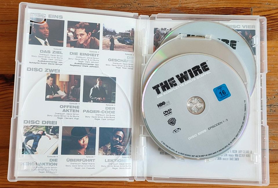 5 DVD Box-Set The Wire Erste Staffel Warner Bros. HBO 2005 wie ne in Köln