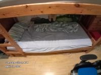 Kiefer Massiv Bett aus Holz Hoch Bett inkl. 1 Matratze Hessen - Erlensee Vorschau