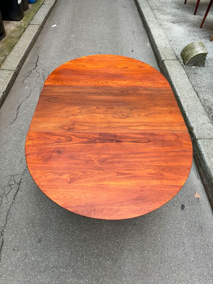 ◤ Esstisch rund von Peter Hvidt Teak Danish Design Mid Century Tisch Vintage Retro Teakholz Dänemark France son 60er 70er in Berlin