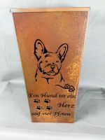 Rostsäule Dekosäule Französische Bulldogge Niedersachsen - Schwarmstedt Vorschau