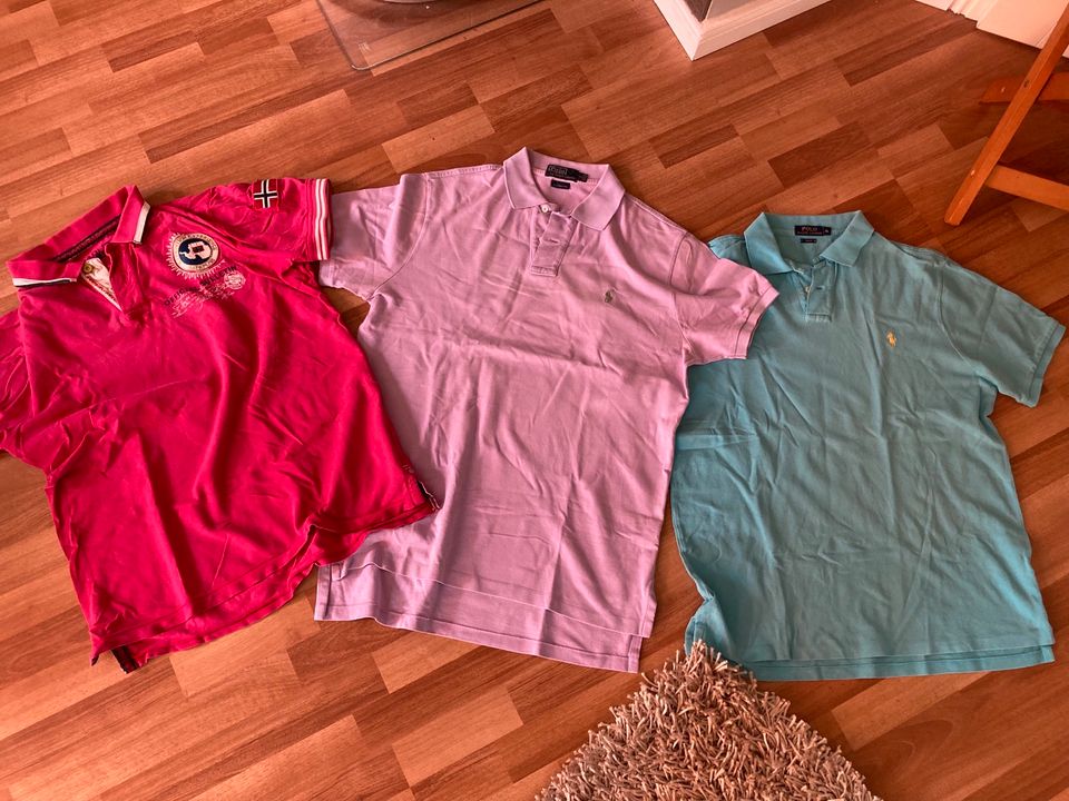 Napapijiri  Poloshirt Polo Shirt Gr. 56 L XL  pink in Rellingen