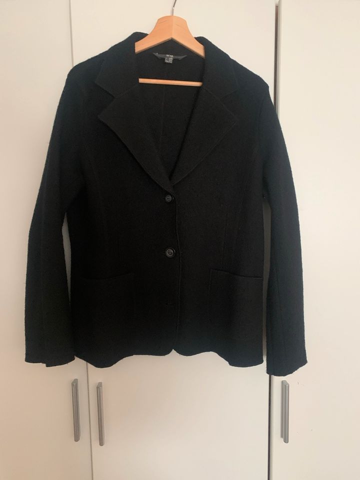 Schwarze Wolljacke, TCM, 44/46 in Idar-Oberstein