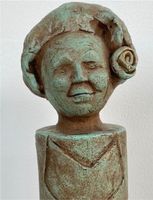 Figur Keramik, Königin Juliana Niederlande, wie Bronze mit Patina Bayern - Wörth a. Main Vorschau
