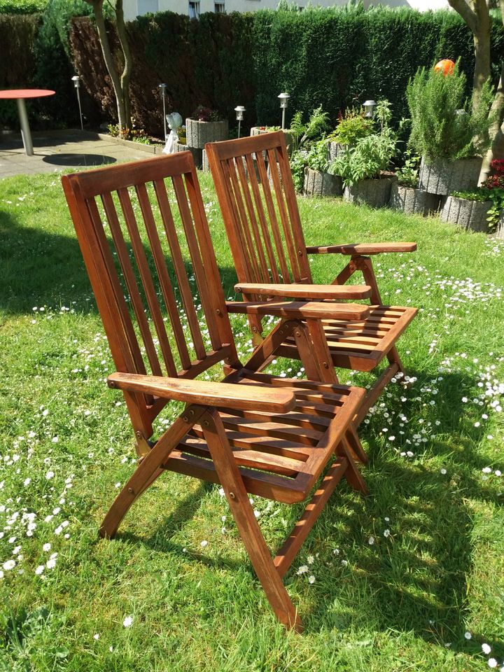 Teakholzstühle, Hochlehner, Teak Holz, Gartenstühle in Kleve