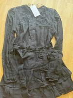 Zara Kleid L 40 neu schwarz bestickt Stickerei München - Sendling-Westpark Vorschau