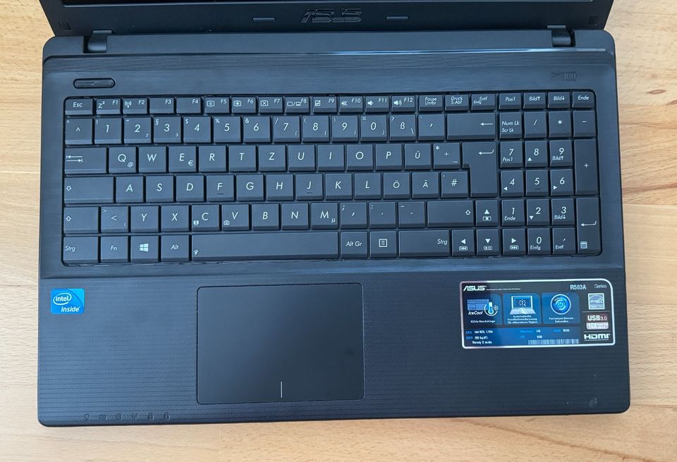 Asus R503A, intel B820, 8GB Ram, 512GB SSD in Leipzig