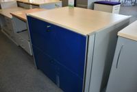 Büromöbel Hängeregisterschrank, blau/grau,2 Schubladen,ArtNr36892 Nordrhein-Westfalen - Zülpich Vorschau