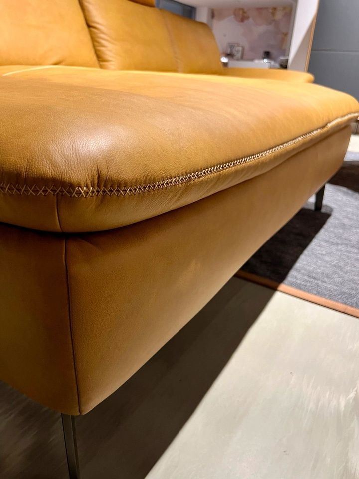 Sofa NEU Contur Couch mit Liegeelement Montefano Leder Schillig in Ingolstadt