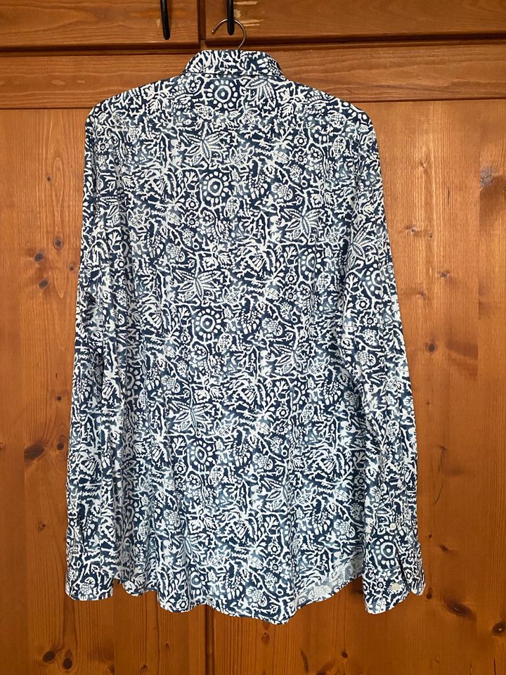 Hemd Sommerhemd Daniels Portofiori blau weiß Muster 43 , Drykorn in Köln