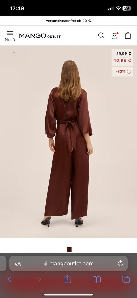 Eleganter Jumpsuit von Mango in Hamburg