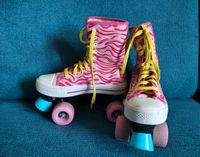 Rollschuhe 35 ❤️ Inliner Skates Fun Retro Peace Pink Rostock - Lütten Klein Vorschau