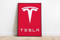 Tesla Logo Poster DIN A4 - A0 200g Foto Print NEU Bonn - Bonn-Zentrum Vorschau