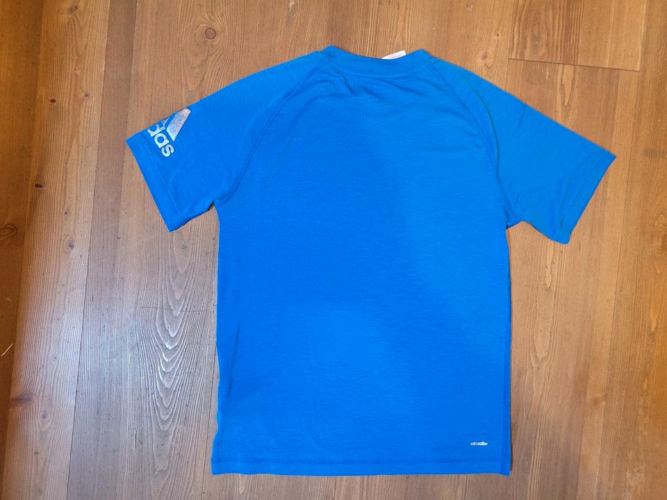 Adidas climalite Sport T-Shirt Gr. 164 blau in Kirchanschöring