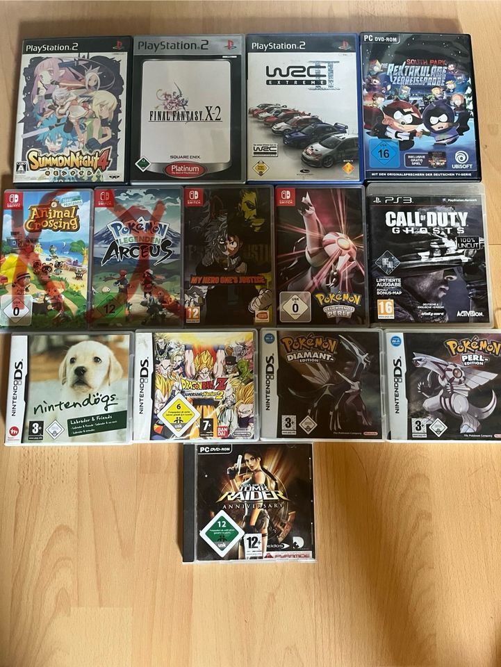 Spiele Sammlung ( Nintendo Ds, Switch, PlayStation, Pc) in Bremen