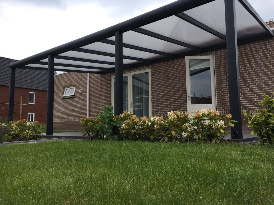 Alu Terrassenüberdachung 600x400cm | 16mm Polycarbonat Eindeckung in Gelsenkirchen