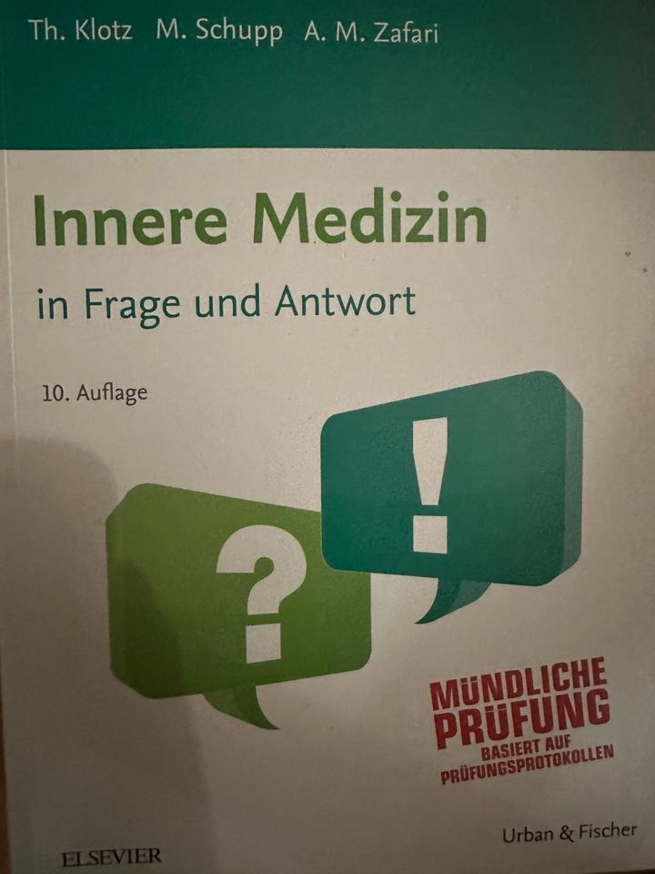 Innere Medizin in Frage und Antwort, 10. Auflage, NP 30 Euro in Dresden